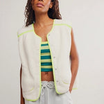 Mountain High Vest in Ivory