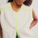 Mountain High Vest in Ivory