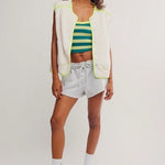 Mountain High Vest in Ivory