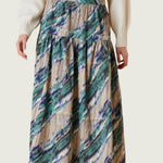 Quinn Poplin Skirt Banding Green