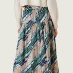 Quinn Poplin Skirt Banding Green