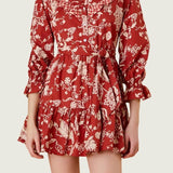 Dale Dress Rust