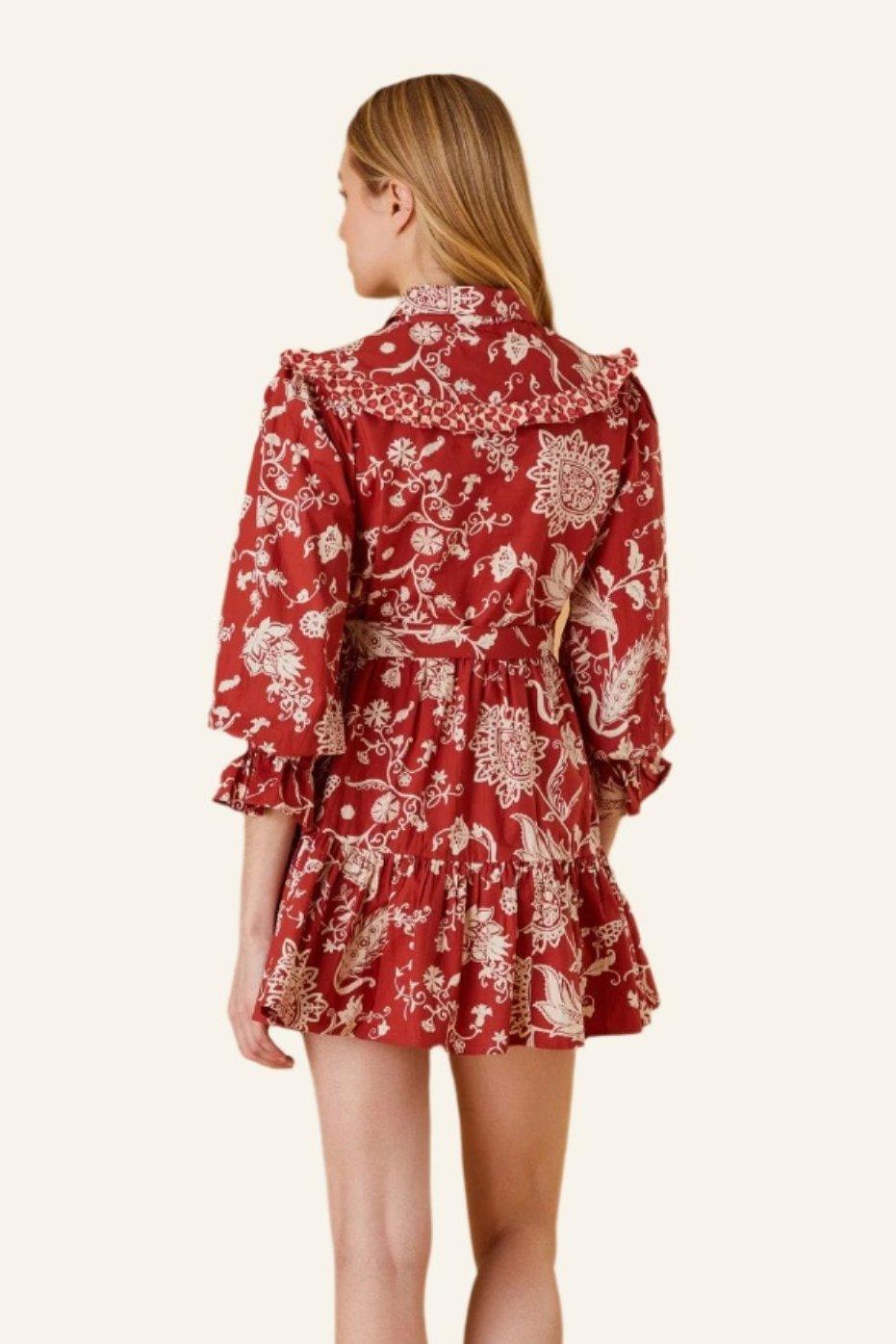 Dale Dress Rust