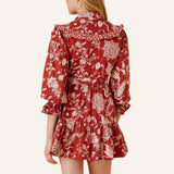 Dale Dress Rust
