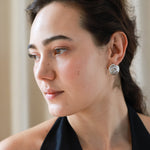 Spiral Shell Earrings Sterling Silver