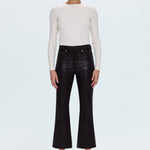 Lennon High Rise Crop Boot Coated Mocha