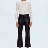 Lennon High Rise Crop Boot Coated Mocha