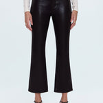 Lennon High Rise Crop Boot Coated Mocha