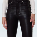 Lennon High Rise Crop Boot Coated Mocha