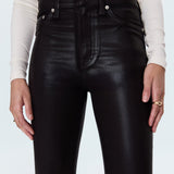 Lennon High Rise Crop Boot Coated Mocha