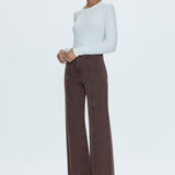 Penny High Rise 32" Wide Leg Dark Roast