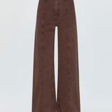 Penny High Rise 32" Wide Leg Dark Roast