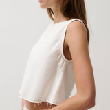 Kimora High Rise A Line Short White