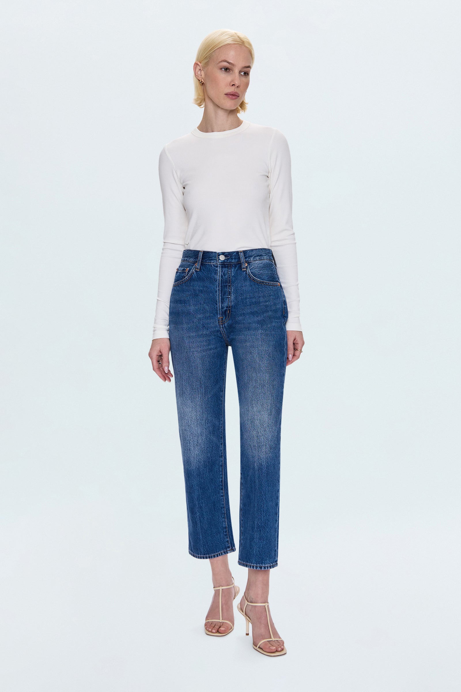 Cassie Super High Rise Straight Leg Crop Fairview