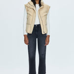 Joss Puffed Vest Warm Sand