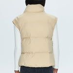 Joss Puffed Vest Warm Sand
