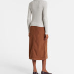 Nikki Long Sleeve Button Down Collar Shirt Platinum