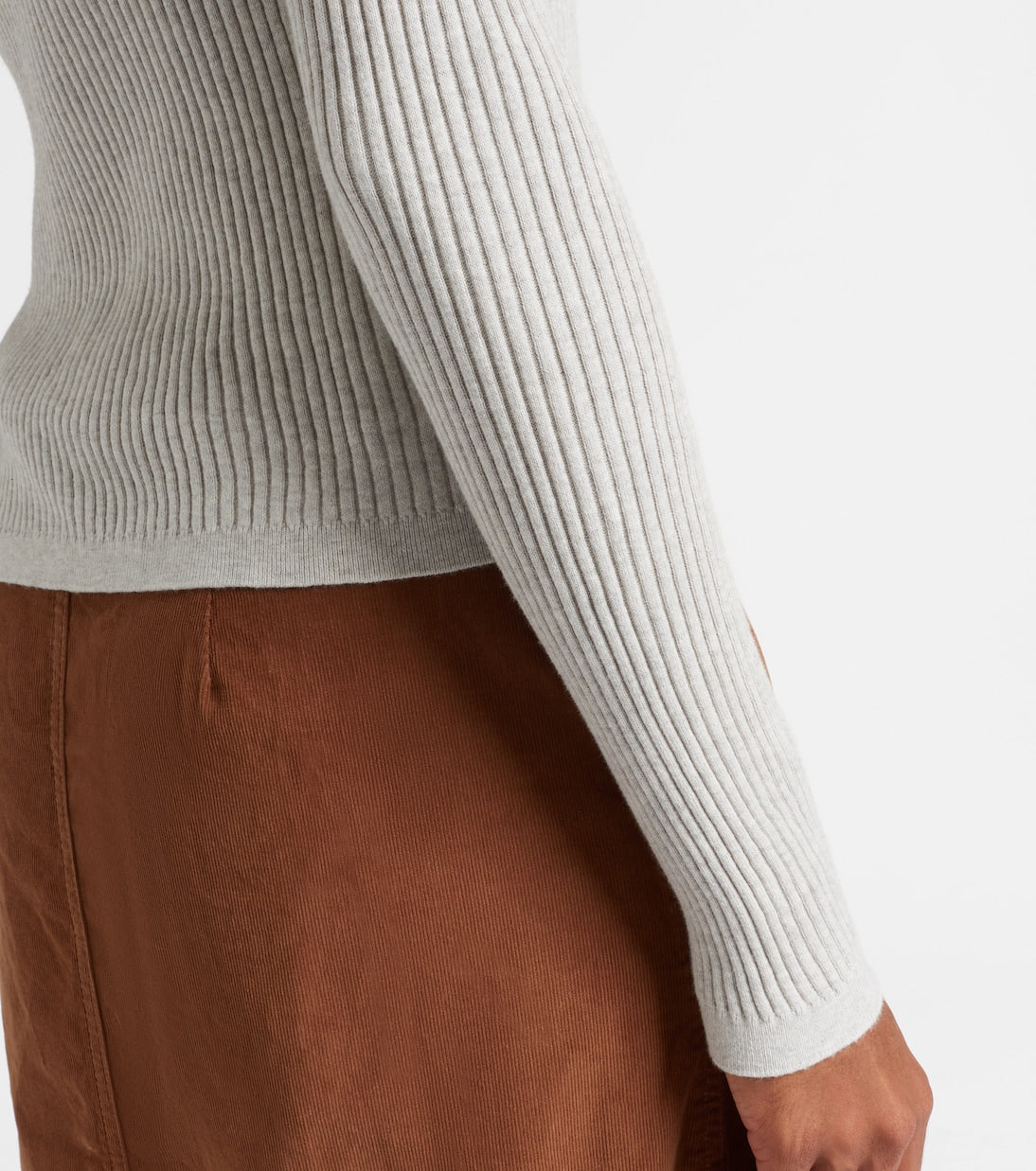 Nikki Long Sleeve Button Down Collar Shirt Platinum