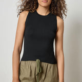 Short Perfect Tank Sweater Black