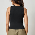 Short Perfect Tank Sweater Black