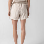 Striped Pocket Short Flax Stripe