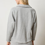 Shirttail Polo Heather Grey