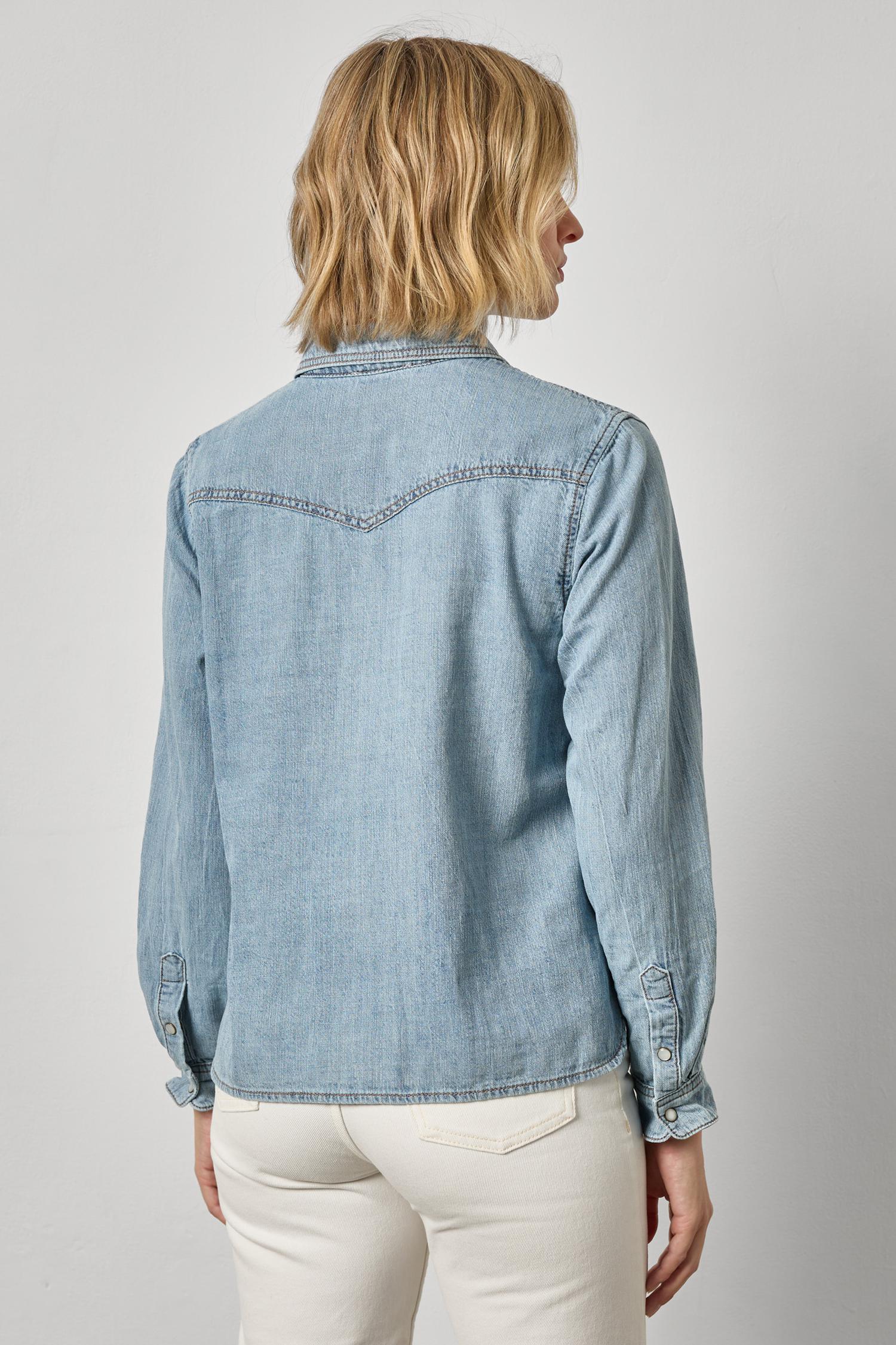 Denim Button Down Blue Wash
