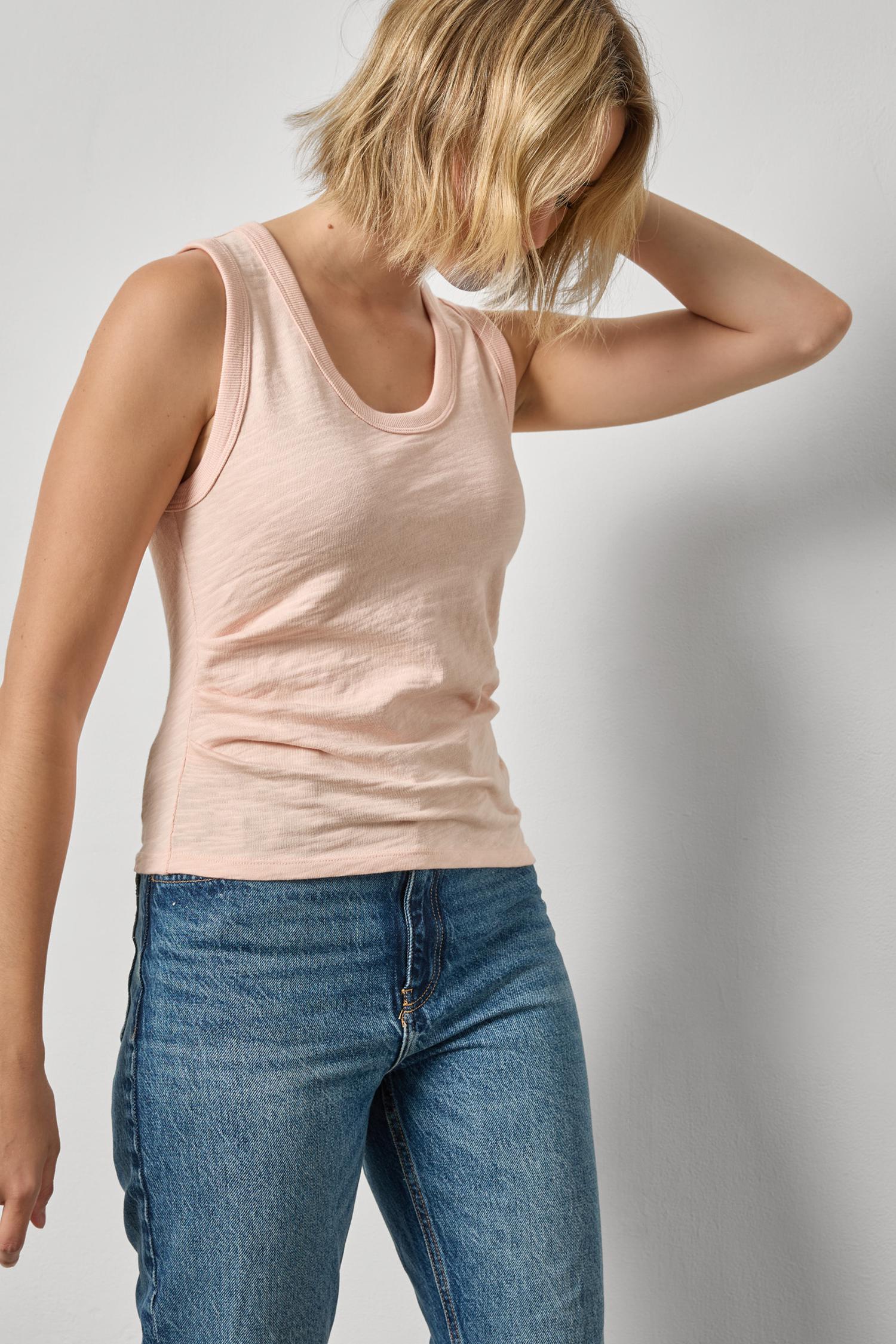 Vintage Side Pleat Tank Bellini