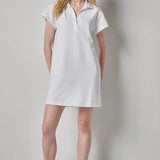 Textured Terry Tunic Dress
