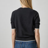 Crewneck Saddle Sleeve Sweater