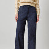 Denim Trouser Dark Wash Blue