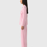 Gisele Long PJ Set Pink Nectar/Ivory