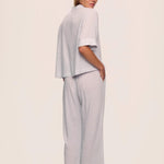 Nautico Short Sleeve Top and Pant PJ Set Feeder Stripes