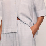 Nautico Short Sleeve Top and Pant PJ Set Feeder Stripes