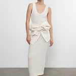 Crepe Sartorial Jacket Cream