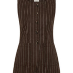 Emma Vest Chocolate Cream