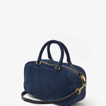 Petite Claudine Bright Navy Suede