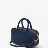 Petite Claudine Bright Navy Suede