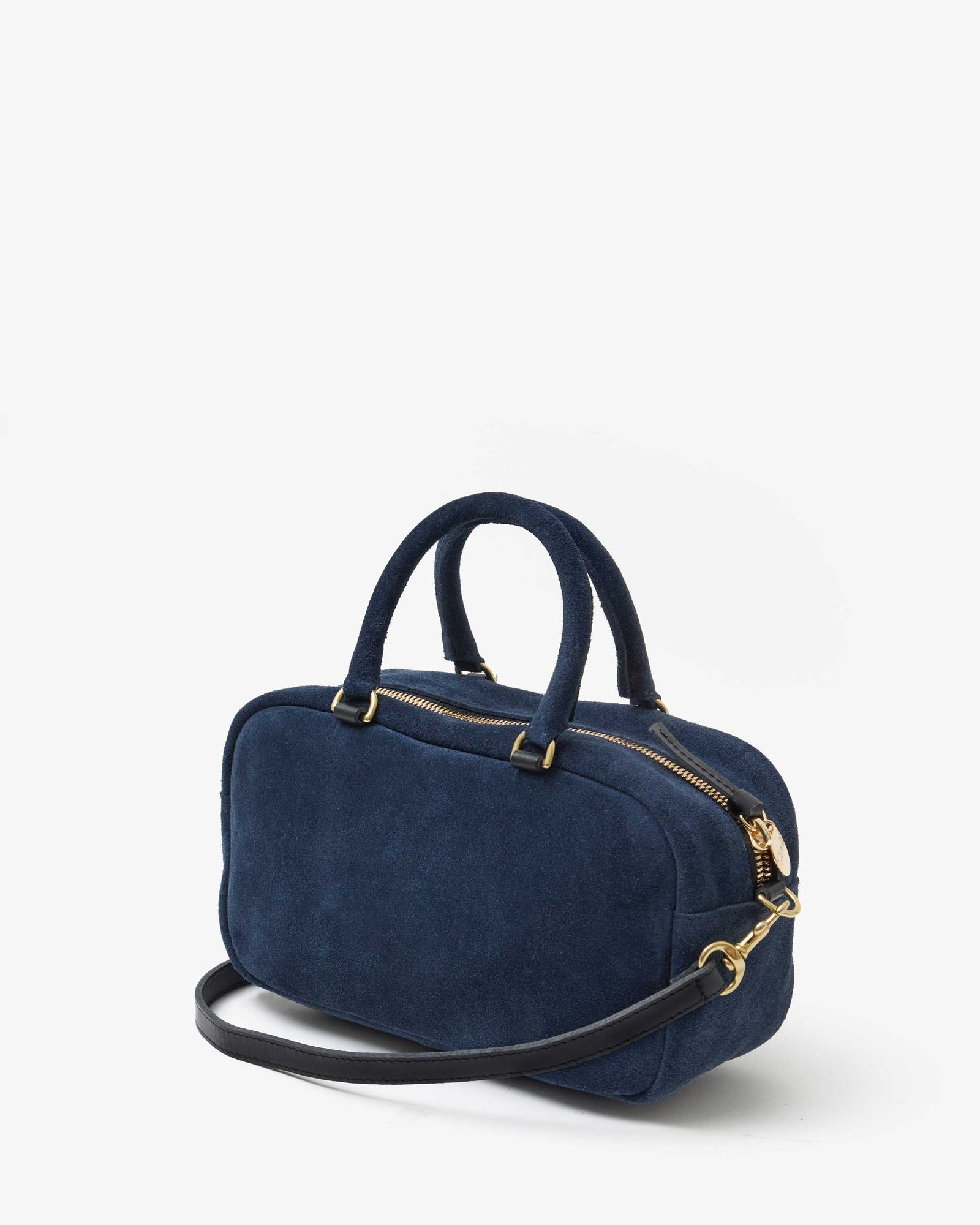 Petite Claudine Bright Navy Suede