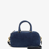 Petite Claudine Bright Navy Suede