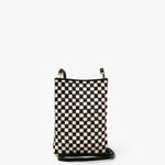 Poche Black & Cream Woven Checker