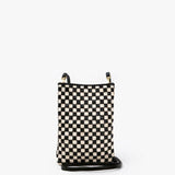 Poche Black & Cream Woven Checker