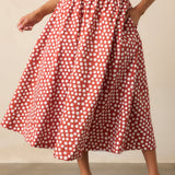 Thena Midi Skirt Spot On Print