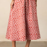 Thena Midi Skirt Spot On Print