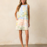 Catania Shift Dress Citrus Splash Print