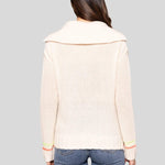 Powder Posh Cashmere Quarter Zip Frosting