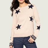 Star Sighted Long Sleeve Sweater Vellum