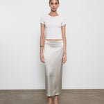 Supima Baby Rib Cropped Tee