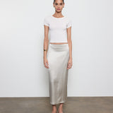 Supima Baby Rib Cropped Tee