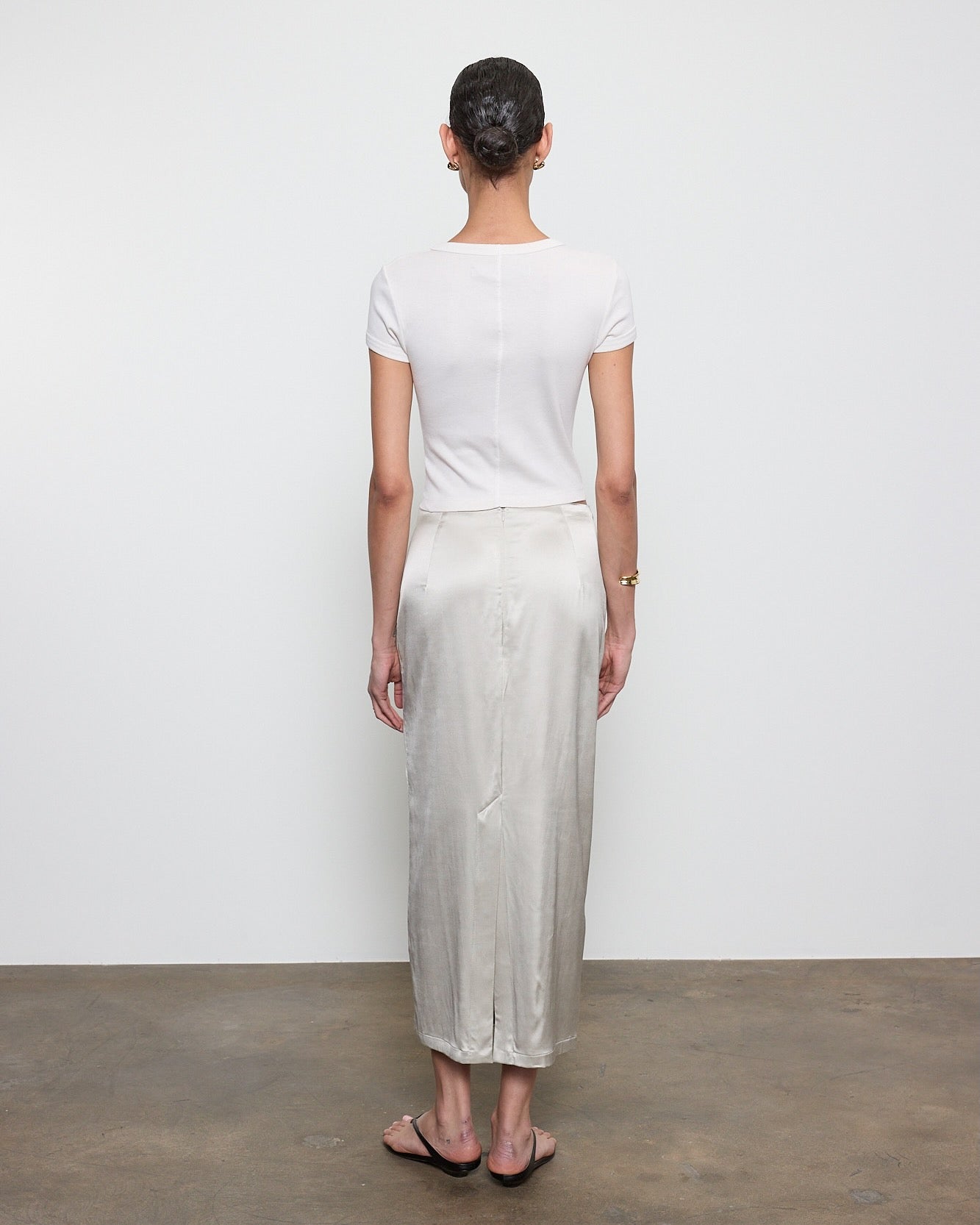 Supima Baby Rib Cropped Tee